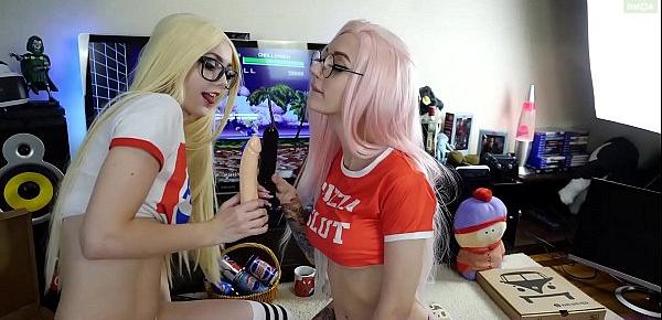  Sakura loves anal cosplay & Gamer girls want cock in her hot holes